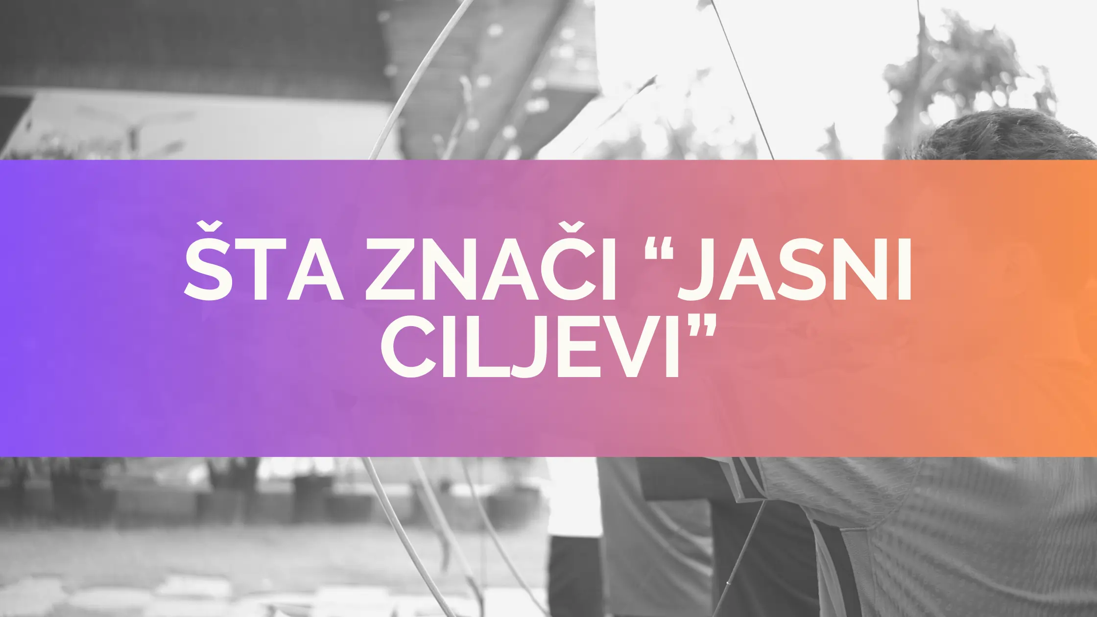 Ilustracija jasnih ciljeva u poslovnoj saradnji