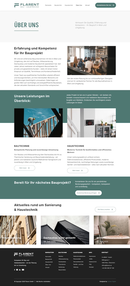 Flarent GmbH – Figma dizajn o nama