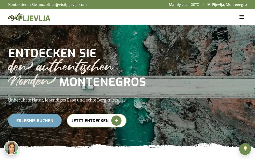 Visit Pljevlja – homepage in German