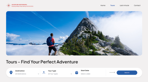 Adventures Montenegro – Sistem za upravljanje turama i rezervacijama – slika 2