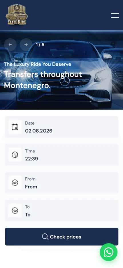 Elite Ride – Premium Chauffeur Service with Online Payments – slika 5