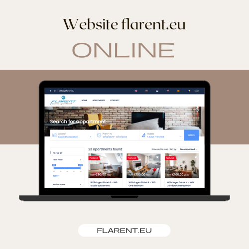 Flarent Apartments – web i centralni sistem rezervacija