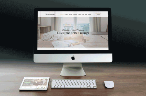 Hotel Montenegro Čanj – web dizajn