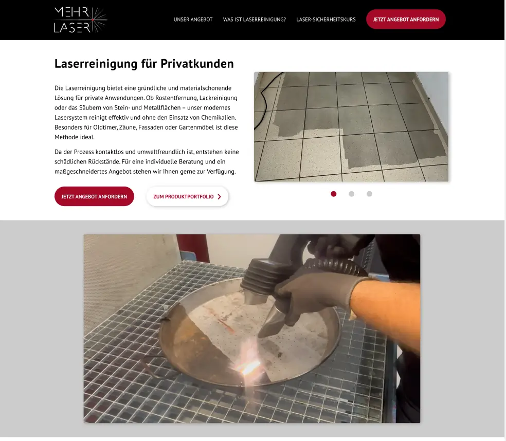 Mehr Laser – YouTube promocija i novi web dizajn – slika 3