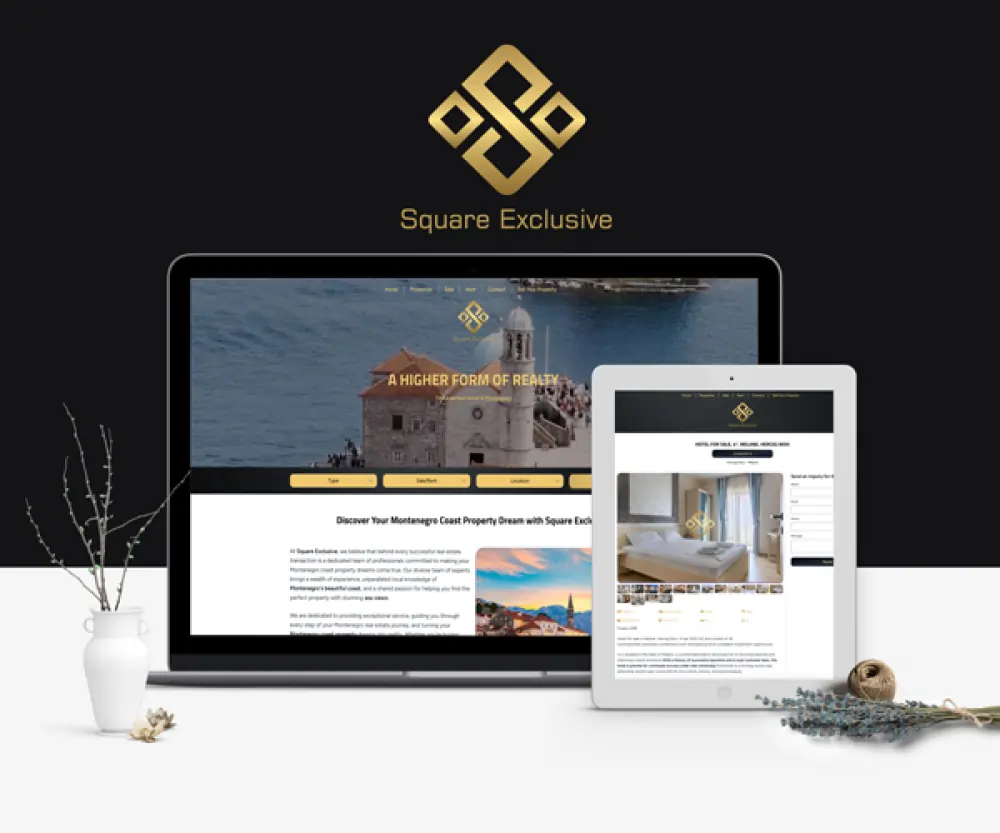 Square Exclusive – luksuzni web sistem za prodaju nekretnina