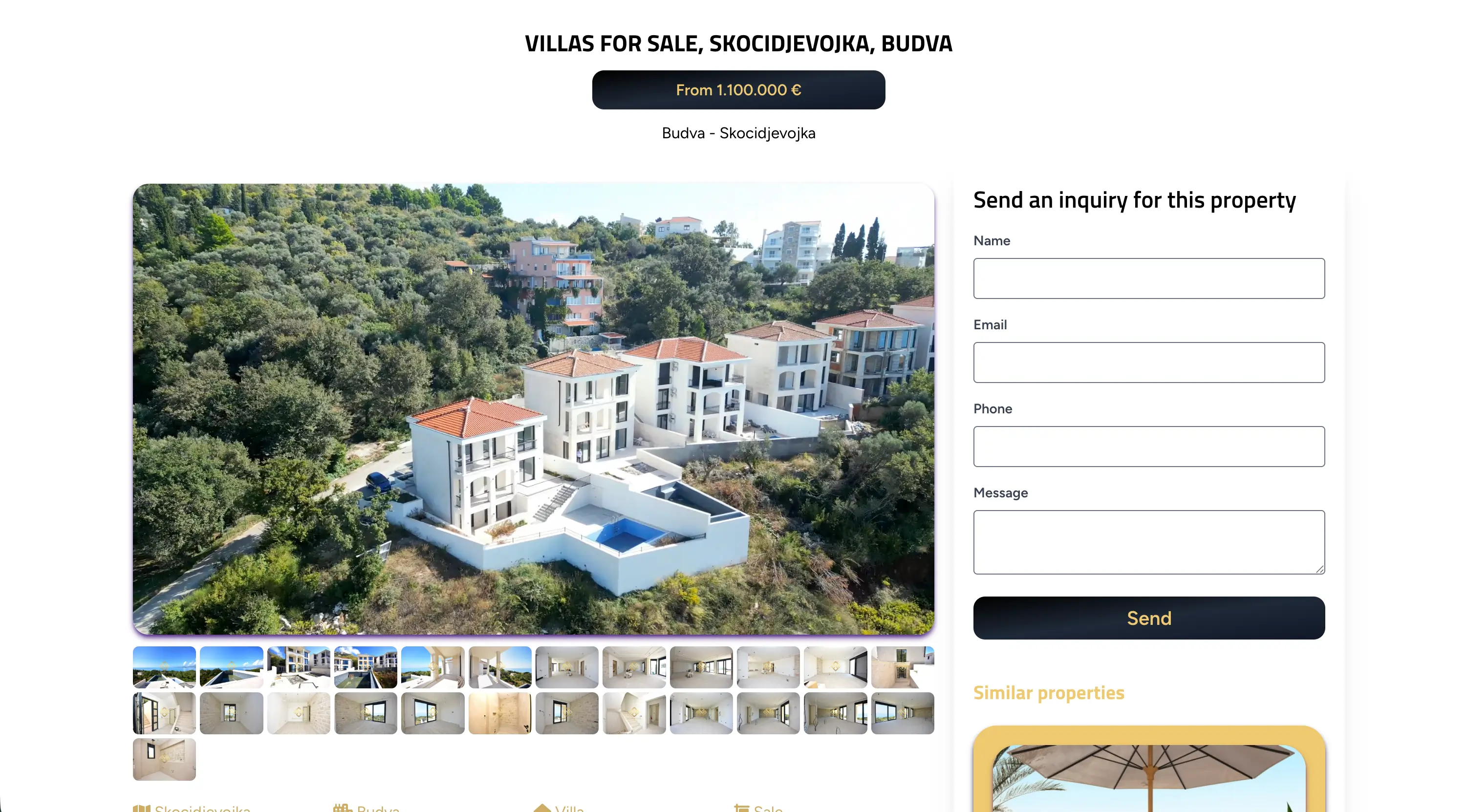 Square Exclusive – luksuzni web sistem za nekretnine u Crnoj Gori – slika 2