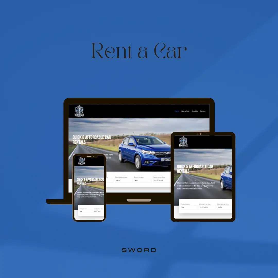 Sword Rent a Car – moderna rent-a-car platforma