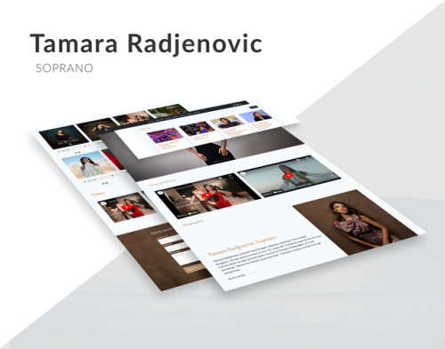 Tamara Radjenović – elegantni multimedijalni web dizajn