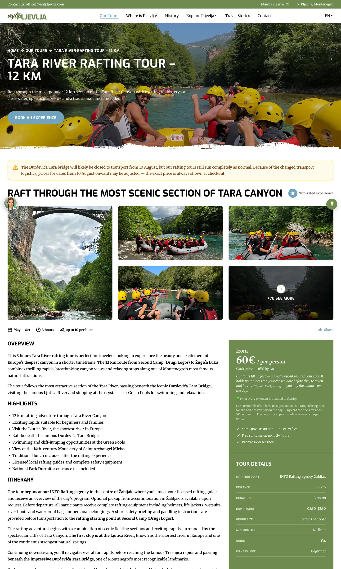 Visit Pljevlja – Destination Platform for Northern Montenegro – slika 3