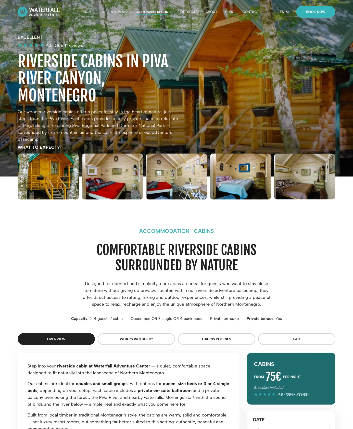 Waterfall Adventure Center – Booking platforma za avanturistički turizam – slika 4