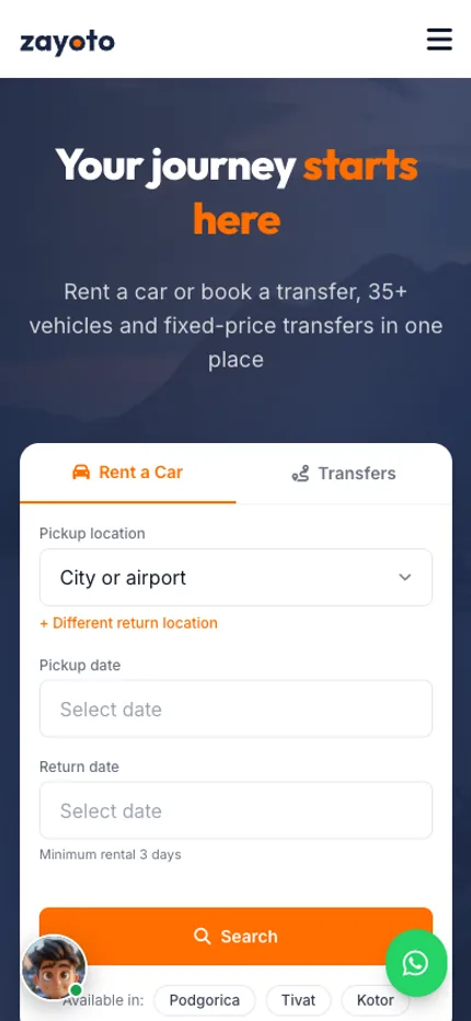 Zayoto – SaaS Platform and Marketplace for Car Rental and Transfers – slika 6